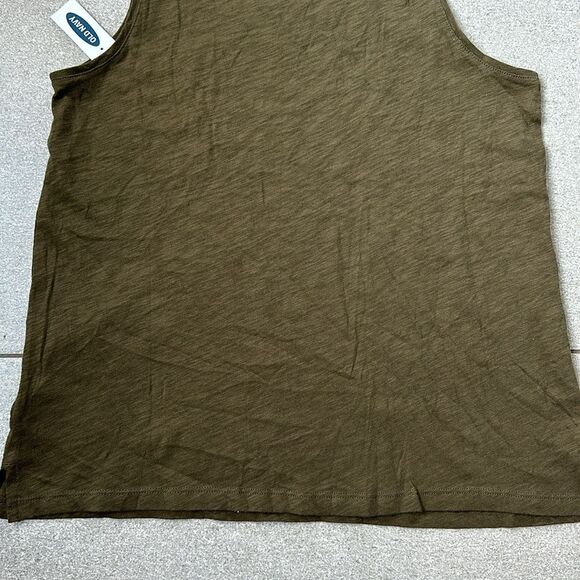 NWT Old Navy EveryWear Crewneck Relaxed Fit Tank Top in Army Green Small 4/6 - Picture 7 of 12